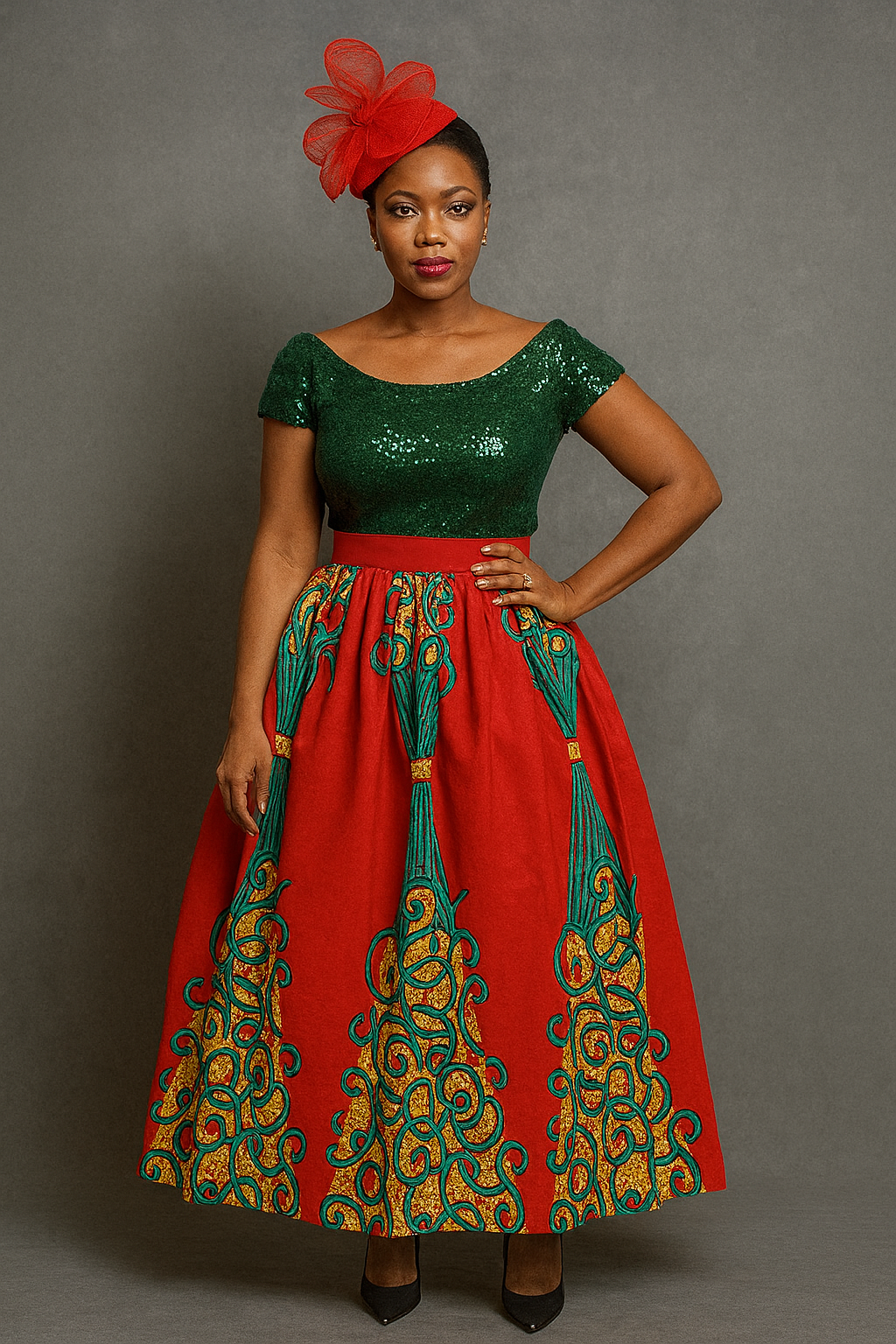 Ankara Ballroom Skirt. Ankara Ballroom Skirt.