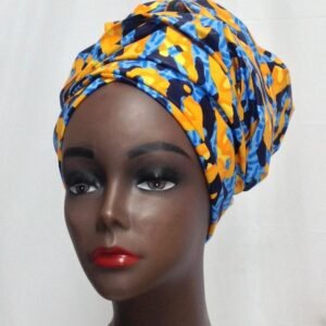 “Electric Sunrise” Vlisco Headwrap
