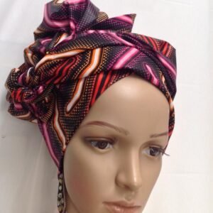 Flame Bloom - Vlisco Headwrap