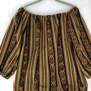 Chic Afriq Kente Off-shoulder Top.