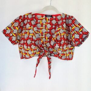 Chic Afriq Ankara Crop Top.